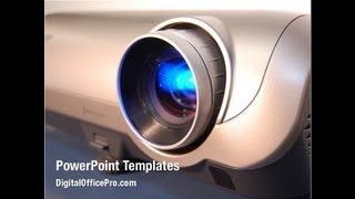 Film Projector PowerPoint Template Backgrounds - DigitalOfficePro #02452