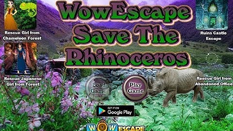 Wow Save the Rhinoceros Walkthrough [WowEscape]