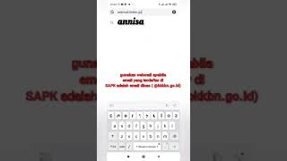 Solusi Login Aplikasi MySAPK BKN 'lupa password' dengan email Organisasi / Dinas terdaftar