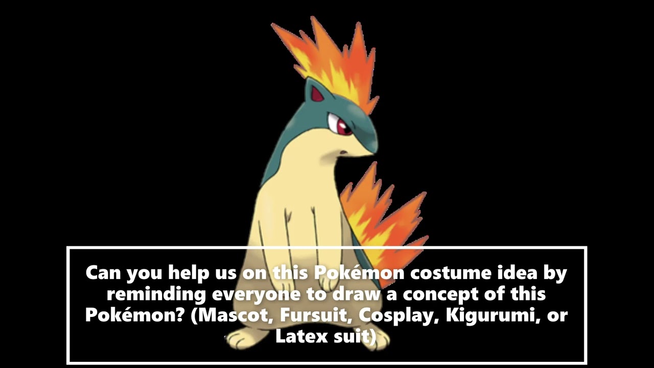 New Pokemon Costume Ideas Quilava (Draw A Concept) 