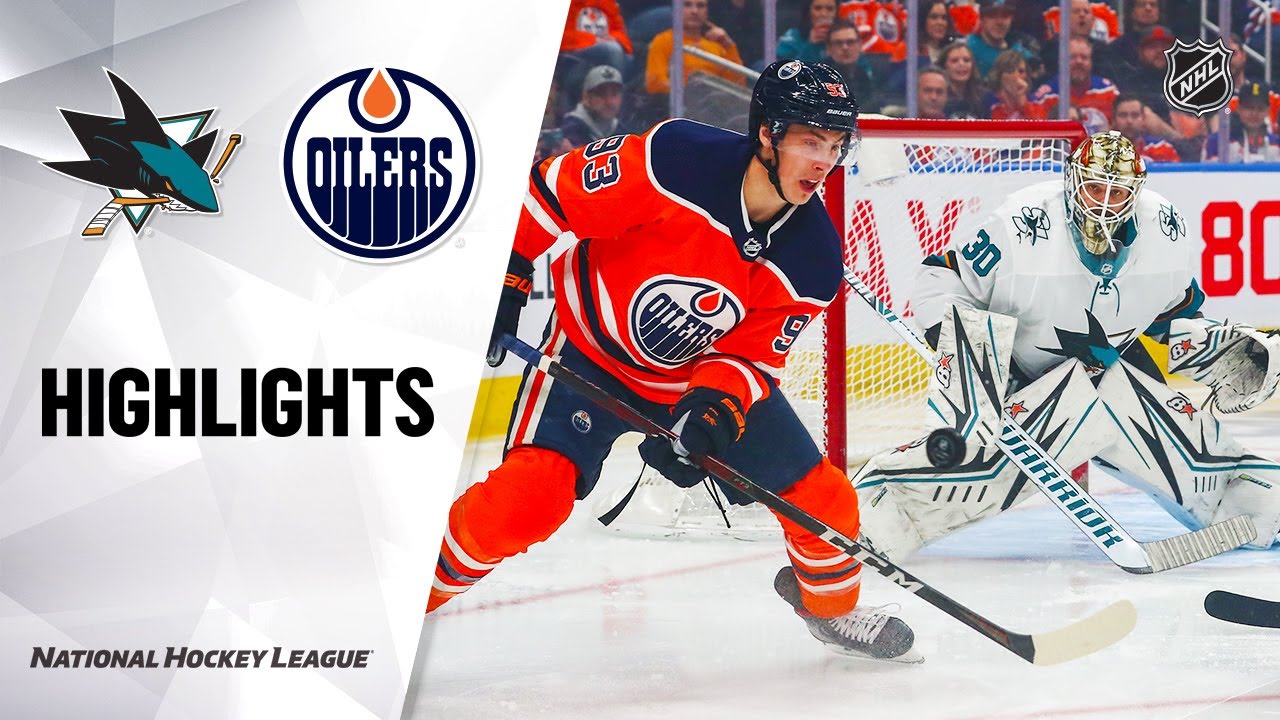 NHL Highlights Sharks Oilers 2/6/20 YouTube