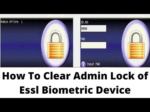essl admin password reset | How to remove admin of essl device | how to reset admin of essl machine