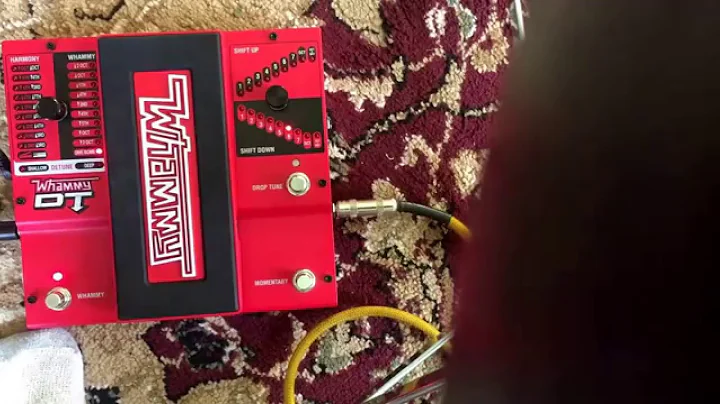 New Digitech Whammy DT demo