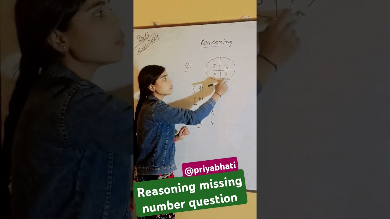 Reasoning missing number by priyabhati 