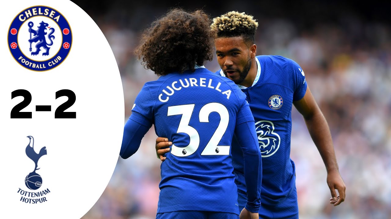 Chelsea vs Tottenham 2-2 Highlights & Goals | Premier League 2022/23