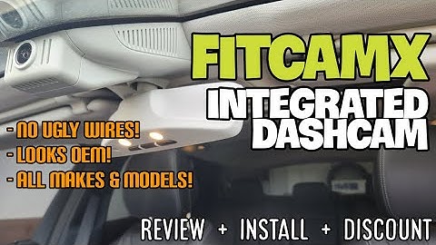BEST looking dashcam! FitcamX