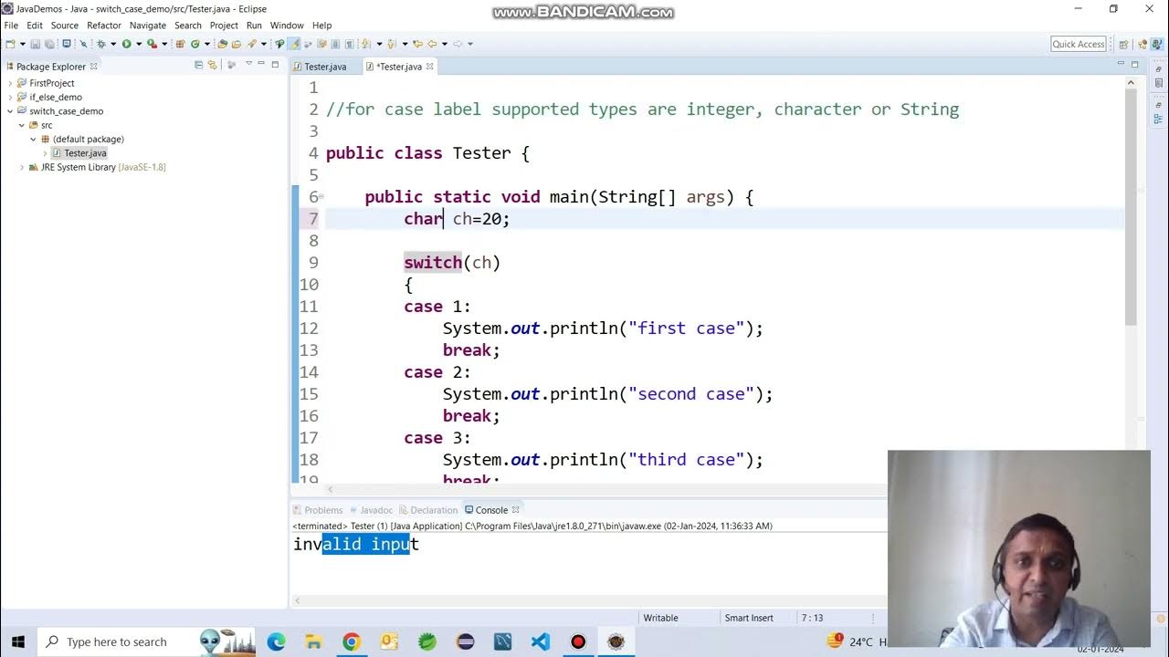 Core Java - "switch-case" Syntax - YouTube