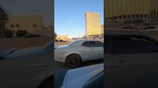 Widebody challenger VS C6 #corvette #dodgechallenger #1320video