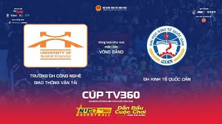 LIVE | BẢNG P NAM |TRƯỜNG ĐH CNGTVT vs TRƯỜNG ĐH KTQD | Miền Bắc | NUC 2025 CÚP TV360