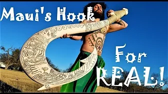 I Make Maui's Hook For Real, And It GLOWS IN THE DARK! Disney's Moana