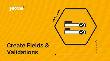 Create Fields and Validations in Jexia - Develop with Jexia