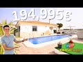 Property for sale almeria  3 bedroom villa in partaloa with a pool  villa gazelle  ah13697