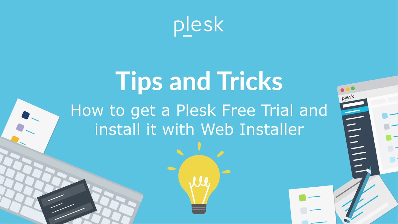 ⁣How to get a Plesk free trial and install it with Web Installer