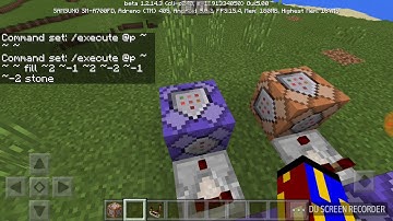 Minecraft PE how to make auto bridge using command block
