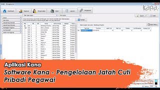 Software Kana - Pengelolaan Jatah Cuti Pribadi Pegawai screenshot 3