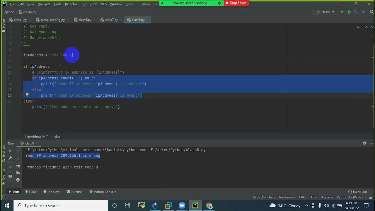 Network Automation using Python & Ansible [Class8 24 06 2022] - YouTube