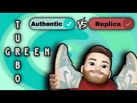 REAL VS FAKE // JORDAN 1 TURBO GREEN 