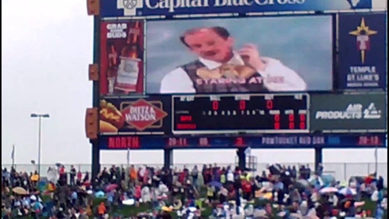 ELMO? Pennsylvania Iron Pigs Game YouTube