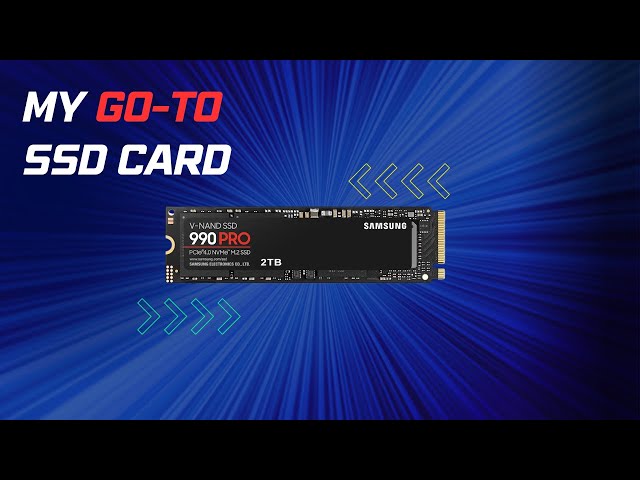 The BEST SSD on the market right now? Samsung 990 PRO PCIe® 4.0 NVMe™ SSD 2TB