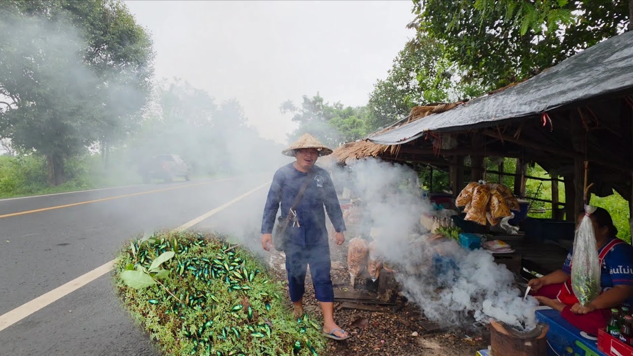 EPพิเศษตามหาแมงคับ !! ตลาดนัดบ้านๆวิถีชาวบ้าน อำเภอศรีเมืองใหม่ #อุบลราชธานี #อาหารตามฤดูกาล 