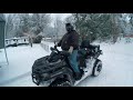 Epic Snow Day Video on a Quad
