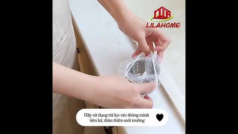 Combo 100 Túi Lưới Lọc Rác Bồn Rửa Bát Thông Minh Tiện Lợi - Hàng Chính Hãng