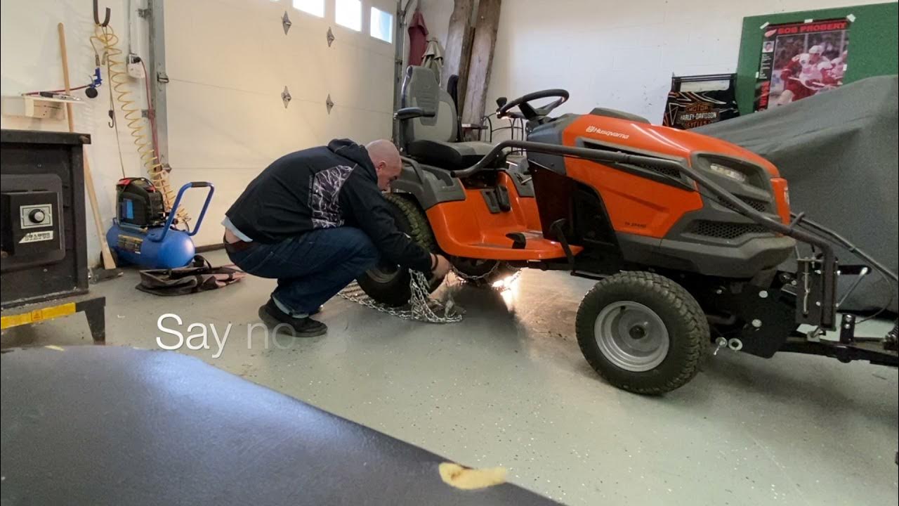 Husqvarna TS354XD Snow Blade part 2 and Snow Cab install. YouTube