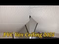 PVC Vox Ceiling Complete Work Step By Step. PVC False Ceiling Work #pvc #pvcceiling #falseceiling