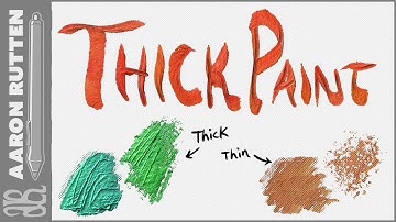 How to Make Thick Paint Interact with the Canvas Texture - Painter Tutorial