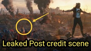 Leaked Post credit scene | Thor: Love and Thunder