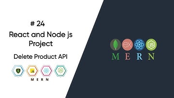 MERN Stack Project Part 24 - Delete Product API | Creating Delete Product APin React & Node js
