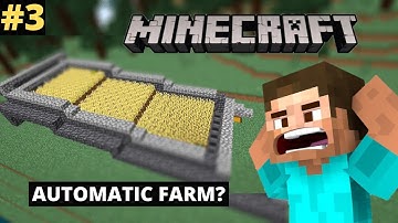 How I make this automatic wheat farm soo *EASILY* Minecraft (part - 3)