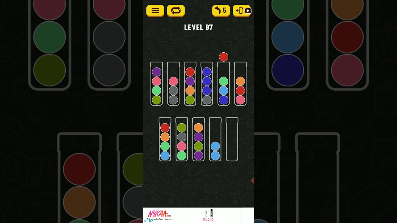 Ball sort puzzle level 97