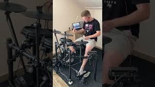 Just playing metal feel on Alesis Nitro Mesh Kit electronic drums #drums #alesis #metal screenshot 2
