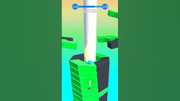 Happy Stack Ball 💚🔥 level 114 #shorts #gameplay