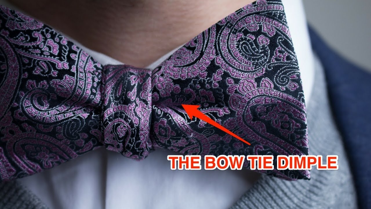 The Bow Tie Dimple (Tutorial) - YouTube