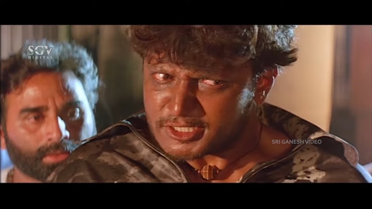 Darshan Kills Police Who Came To Arrest Him | Daasa Kannada Movie Super ...