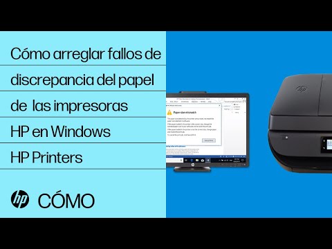 Cómo arreglar fallos de discrepancia del papel de las impresoras HP en Windows | HP Printers | HP