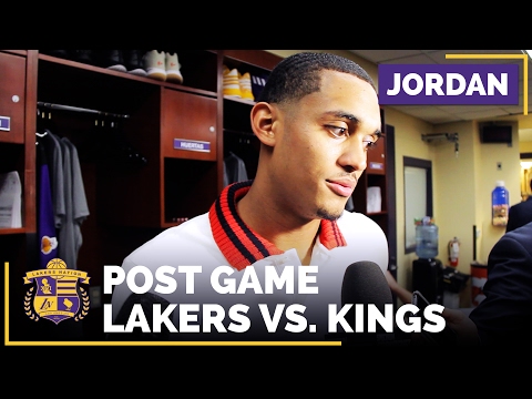 Jordan Clarkson After The Lakers Loss To The Sacramento Kings