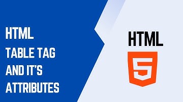 📊 HTML Table Tag Explained | Create Tables in HTML | Beginner Tutorial