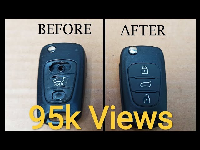 3 Buttons Key Fob Case Replacement Compatible For Hyundai I30 I35 Ix30 Ix35