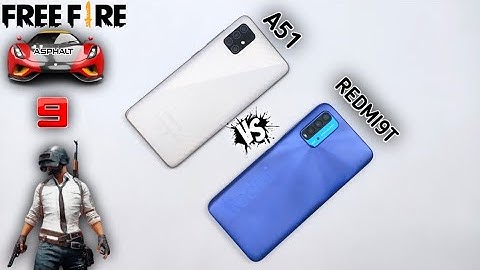 Samsung Galaxy A51 VS Xiaomi Redmi 9T |Comparison And Speed Test |Pubg Test|Free Fire Test|Asphalt 9