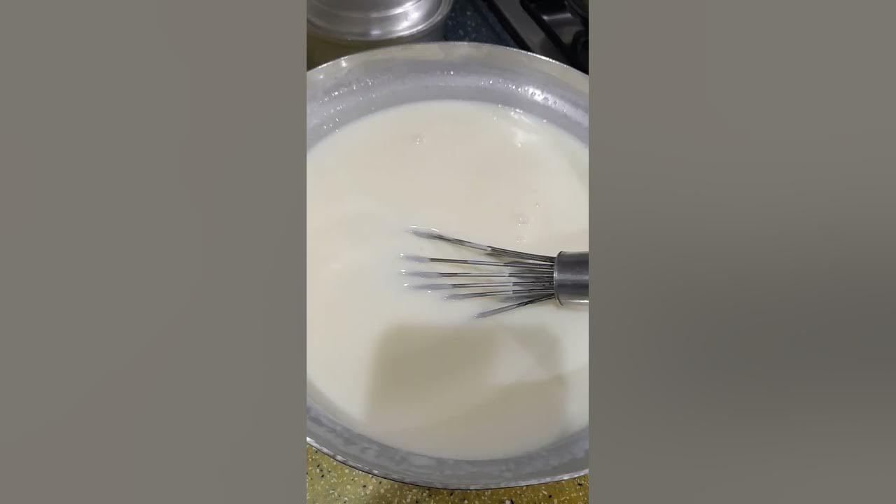 Halabiyah.water+milk pwder+sugar+cornflour mix in boil it. YouTube