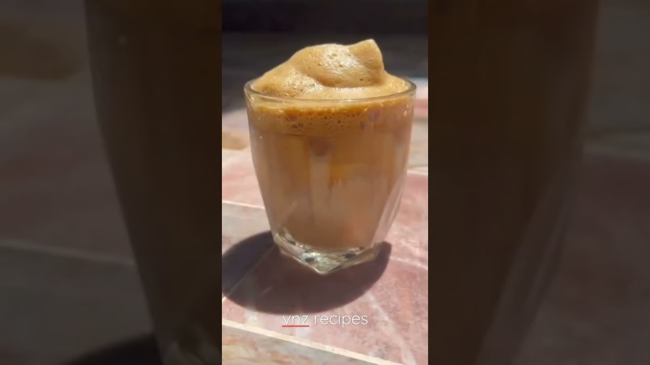 fluffy iced latte#bts #army #shorts #icedcoffee
