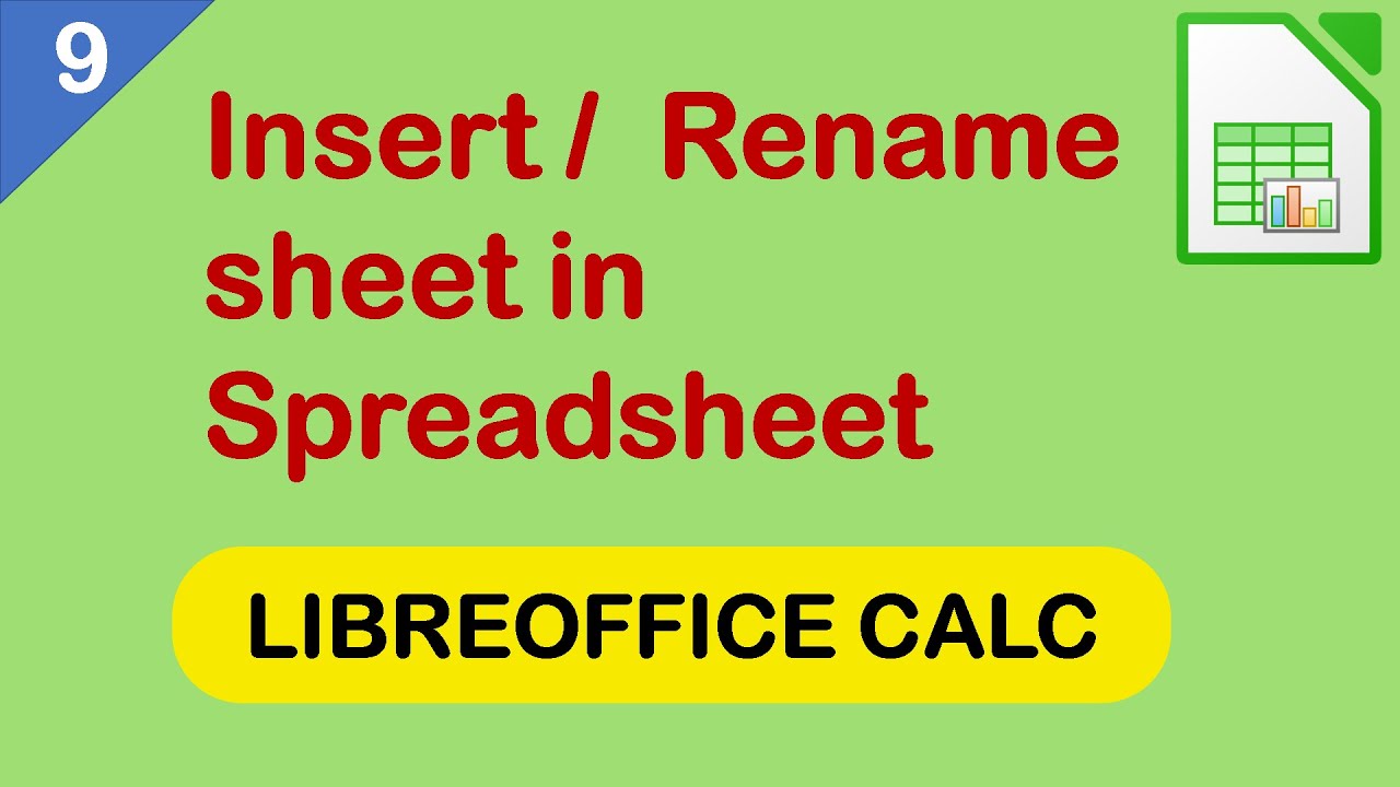 Insert Rename Sheet In Calc MS Excel YouTube Insert Rename Sheet In Calc MS Excel YouTube