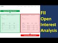 FII Open Interest Analysis: Tricks to find what FII are buying and selling using open interest