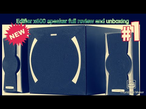 edifier x600 full review with bass test