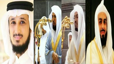 تلاوة(ويوم يعض الظالم علي يديه) بصوت الشيخ فارس عباد- ماهر المعيقلي-ياسر الدوسري-خالد الجليل /❤❤❤❤
