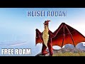 Heisei Fire Rodan Free Roam | Kaiju Universe