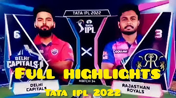IPL Points Table 2022 Today | RR vs DC After Match points Table | IPL Highlights 2022 Today | IPL